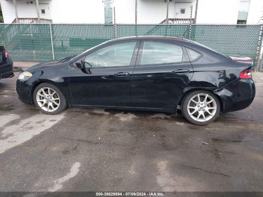 2013 Dodge Dart Sxt VIN: 1C3CDFBA8DD150662 Lot: 39829894