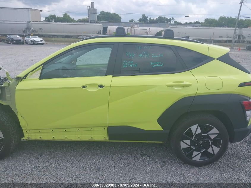 2024 Hyundai Kona Sel VIN: KM8HB3AB9RU102459 Lot: 39829903