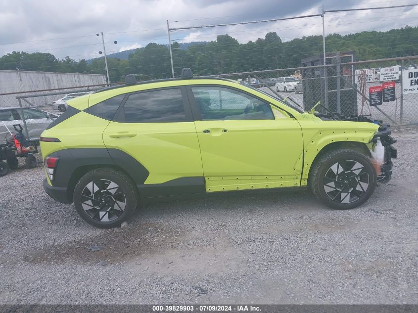 2024 Hyundai Kona Sel VIN: KM8HB3AB9RU102459 Lot: 39829903