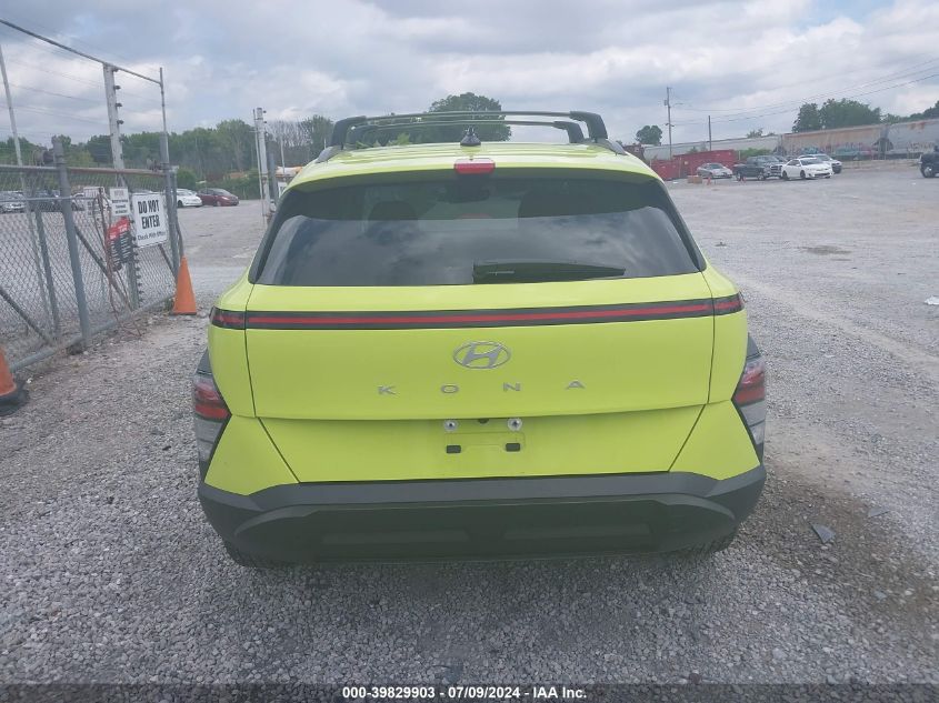 2024 Hyundai Kona Sel VIN: KM8HB3AB9RU102459 Lot: 39829903