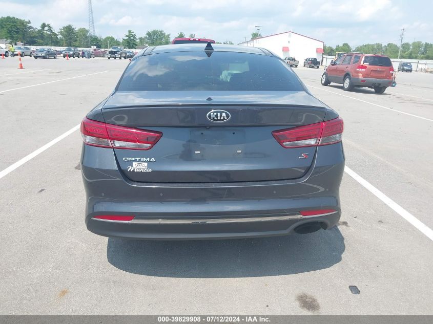 2018 Kia Optima S VIN: 5XXGT4L37JG227866 Lot: 39829908