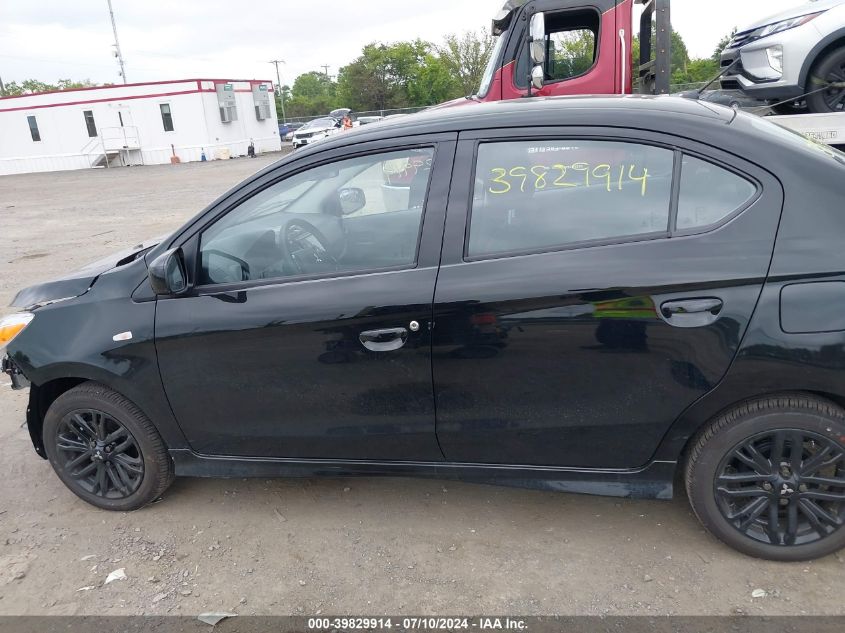 2024 Mitsubishi Mirage G4 G4 Es/G4 Le/G4 Black Edit VIN: ML32FUFJ5RHF06670 Lot: 39829914