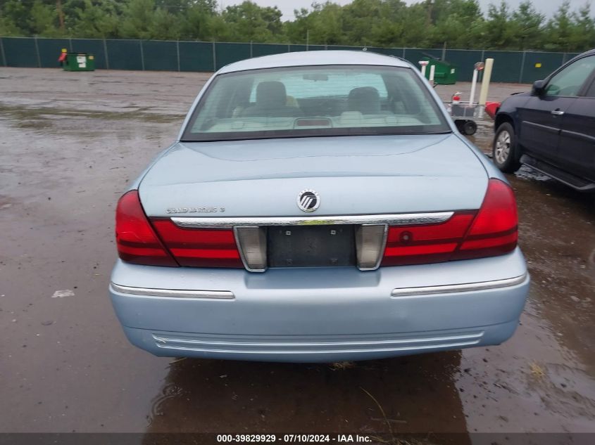 2003 Mercury Grand Marquis Gs VIN: 2MEFM74W23X643086 Lot: 39829929