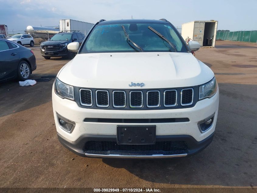 2018 Jeep Compass Limited 4X4 VIN: 3C4NJDCB6JT437285 Lot: 39829949