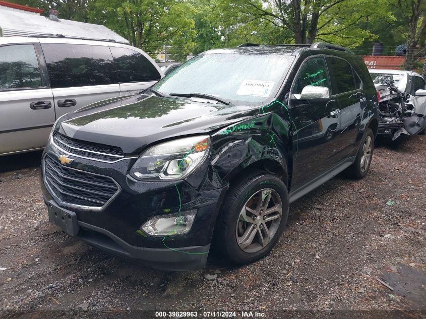 2016 Chevrolet Equinox Ltz VIN: 2GNFLGE31G6254550 Lot: 39829963