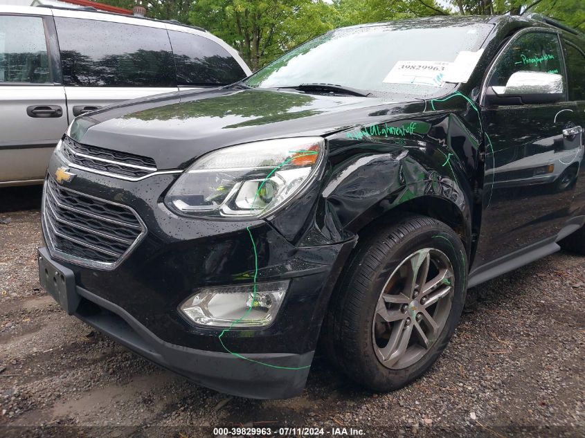 2016 Chevrolet Equinox Ltz VIN: 2GNFLGE31G6254550 Lot: 39829963