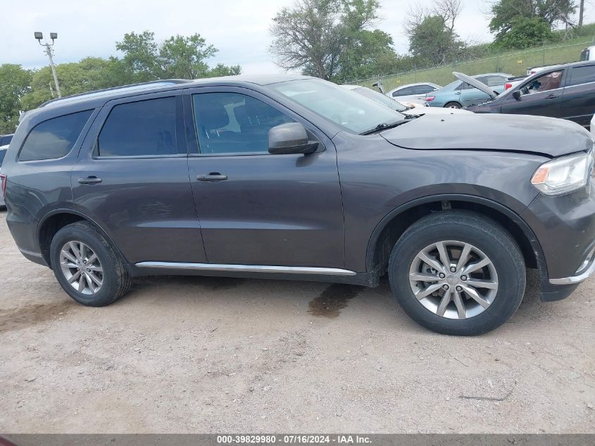 2018 Dodge Durango Sxt Awd VIN: 1C4RDJAG6JC176449 Lot: 39829980