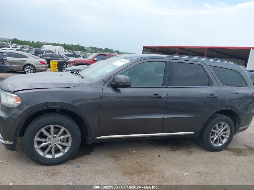 2018 Dodge Durango Sxt Awd VIN: 1C4RDJAG6JC176449 Lot: 39829980