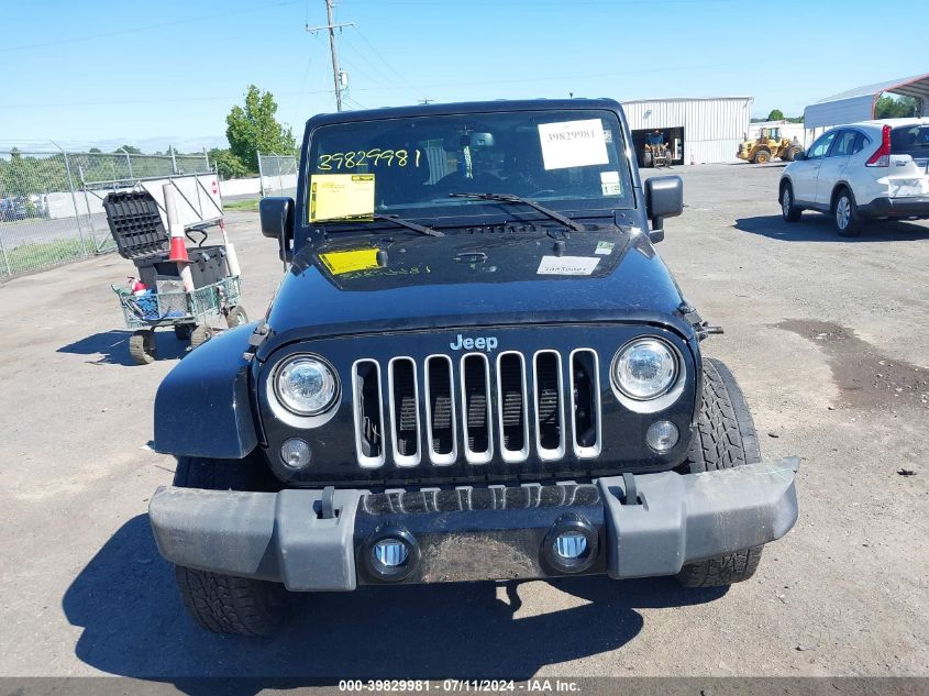 2017 Jeep Wrangler Unlimited Sahara 4X4 VIN: 1C4BJWEG8HL734281 Lot: 39829981