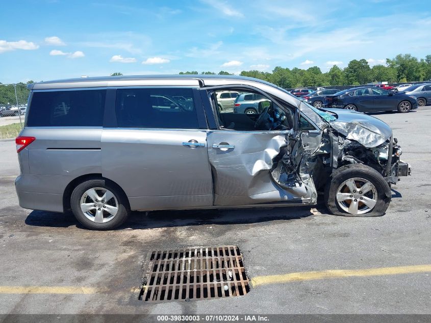 2013 Nissan Quest Sv VIN: JN8AE2KP7D9063906 Lot: 39830003