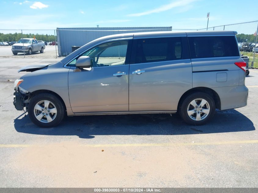 2013 Nissan Quest Sv VIN: JN8AE2KP7D9063906 Lot: 39830003