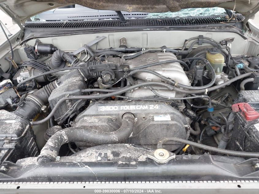 2000 Toyota 4Runner Sr5 VIN: JT3HN86R7Y0291234 Lot: 39830006