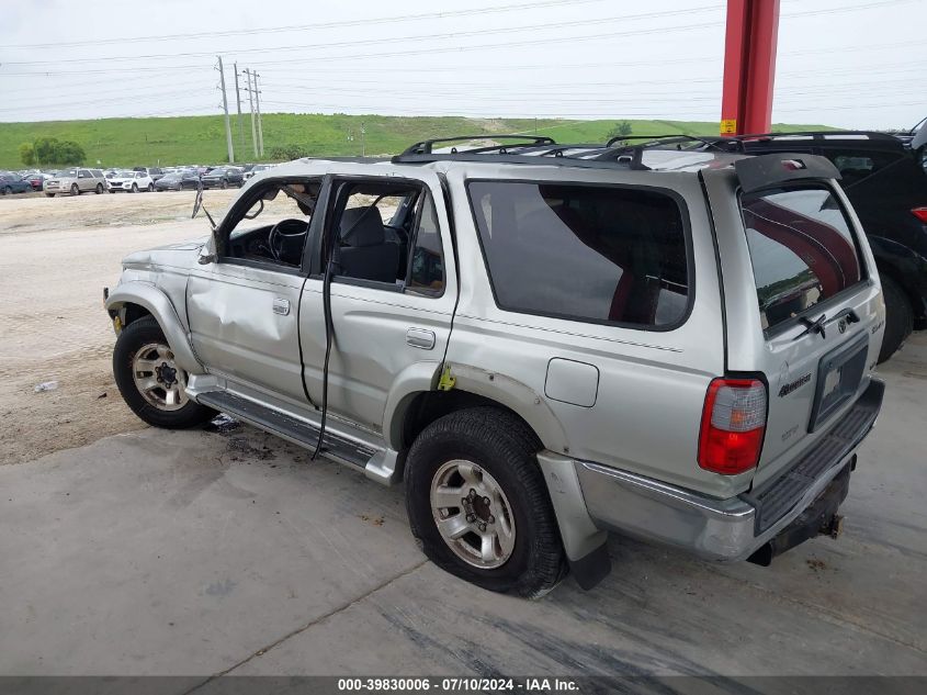 2000 Toyota 4Runner Sr5 VIN: JT3HN86R7Y0291234 Lot: 39830006