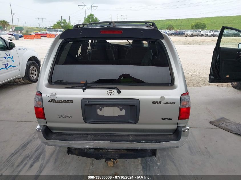 2000 Toyota 4Runner Sr5 VIN: JT3HN86R7Y0291234 Lot: 39830006