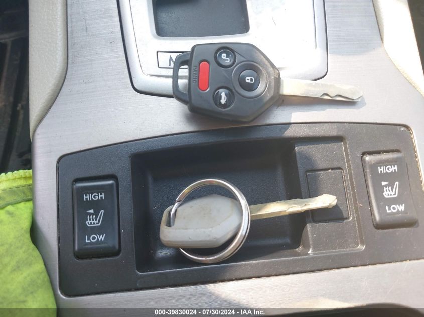 2011 Subaru Outback 2.5I Premium VIN: 4S4BRBCC5B3431494 Lot: 39830024