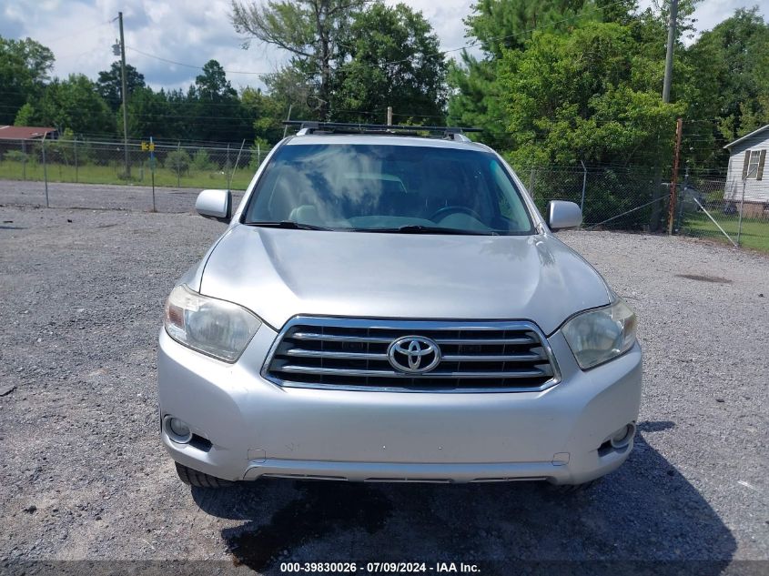 2009 Toyota Highlander Limited VIN: JTEDS42A992093140 Lot: 39830026