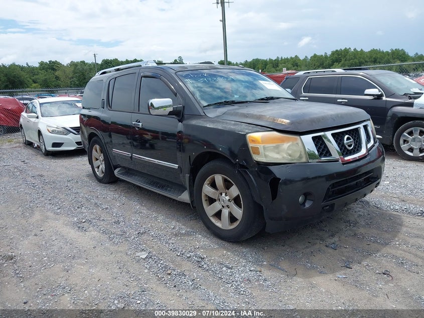 2012 Nissan Armada Sl VIN: 5N1BA0ND8CN606117 Lot: 39830029