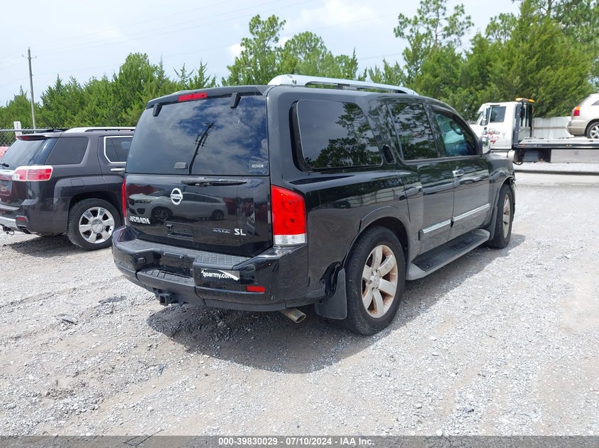 2012 Nissan Armada Sl VIN: 5N1BA0ND8CN606117 Lot: 39830029