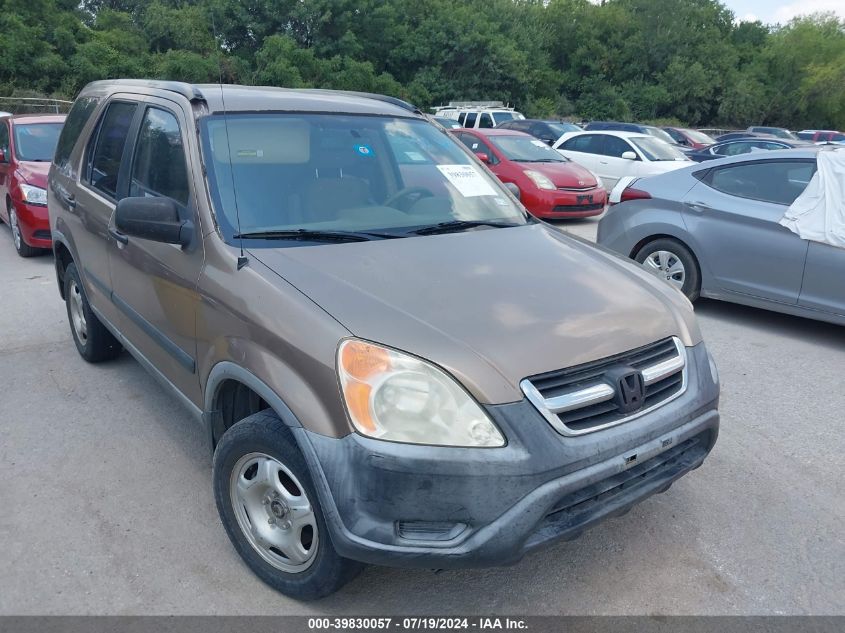 2004 Honda Cr-V Lx VIN: JHLRD68444C006168 Lot: 39830057