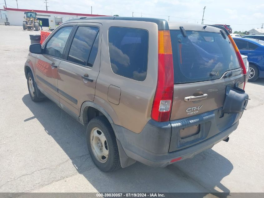 2004 Honda Cr-V Lx VIN: JHLRD68444C006168 Lot: 39830057