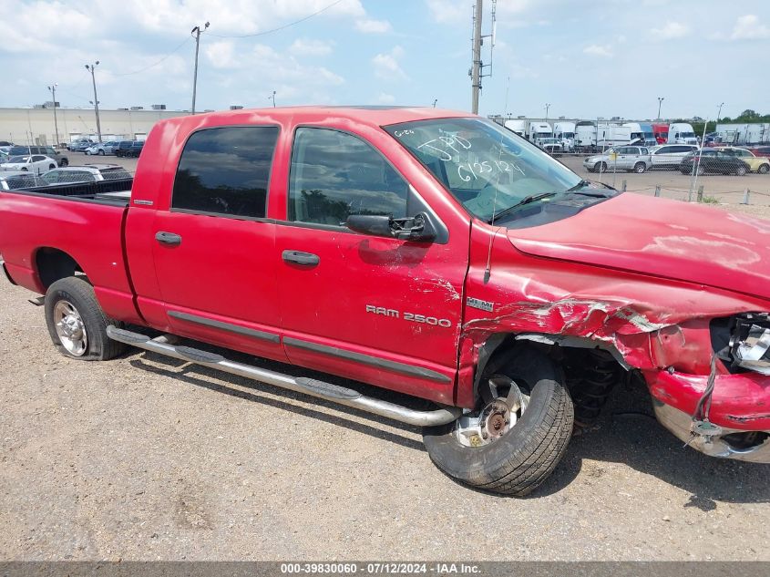 2006 Dodge Ram 2500 Slt VIN: 3D7KS29D56G129821 Lot: 39830060