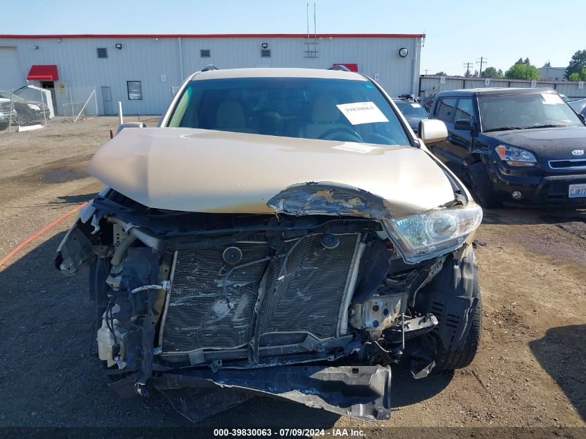 2012 Toyota Highlander Base V6 VIN: 5TDBK3EH1CS115789 Lot: 39830063