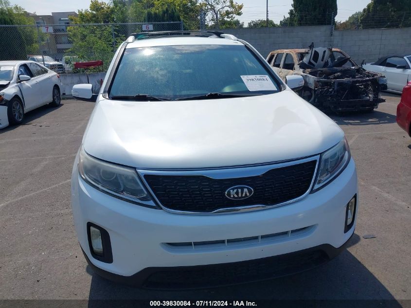 2014 Kia Sorento Lx VIN: 5XYKT4A69EG501089 Lot: 39830084