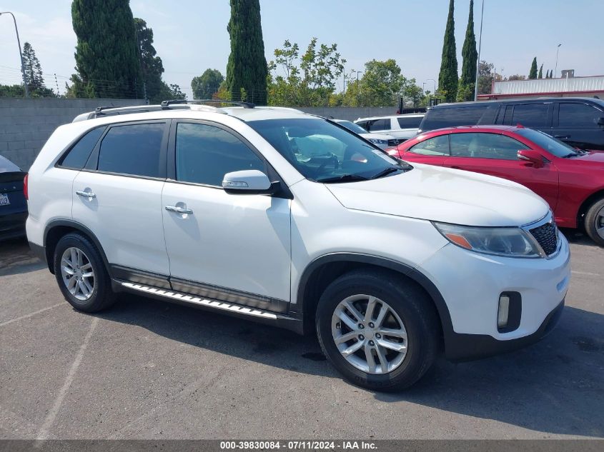 2014 Kia Sorento Lx VIN: 5XYKT4A69EG501089 Lot: 39830084