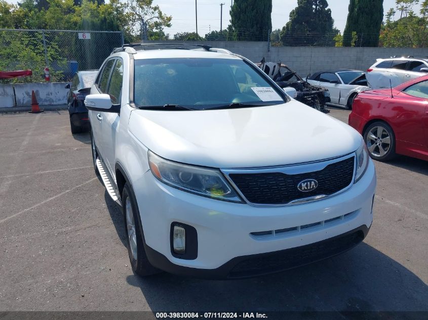 2014 Kia Sorento Lx VIN: 5XYKT4A69EG501089 Lot: 39830084