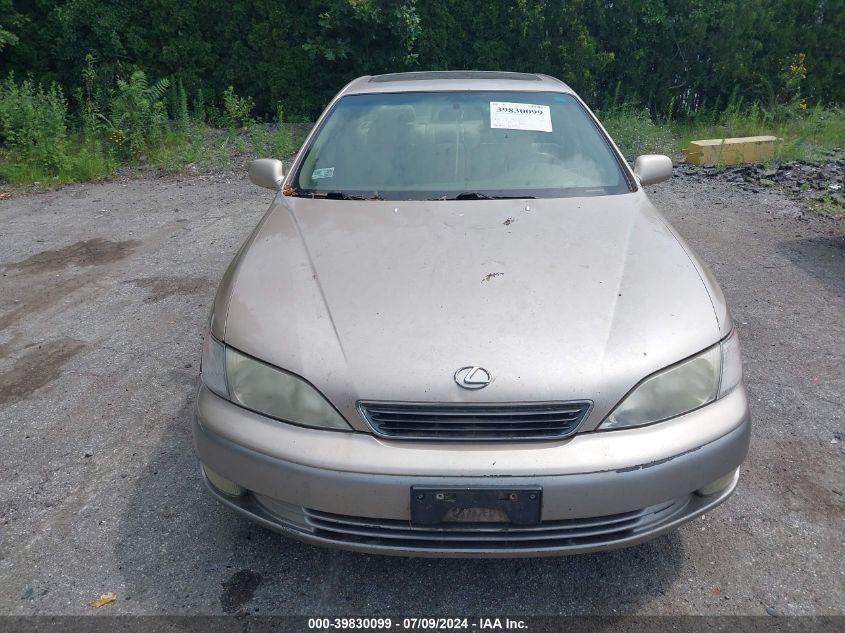 1998 Lexus Es 300 VIN: JT8BF28G3W5044637 Lot: 39830099