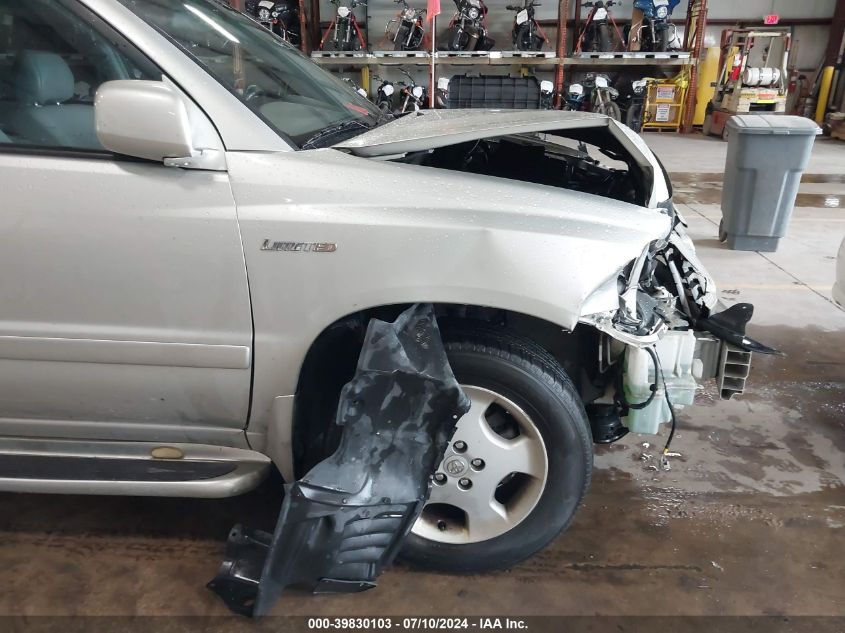 2004 Toyota Highlander Limited VIN: JTEDP21A440035707 Lot: 39830103