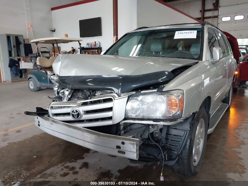 2004 Toyota Highlander Limited VIN: JTEDP21A440035707 Lot: 39830103