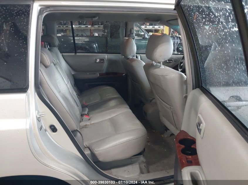 2004 Toyota Highlander Limited VIN: JTEDP21A440035707 Lot: 39830103