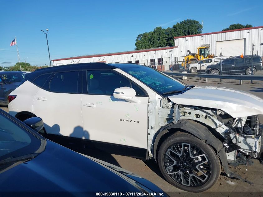 2023 Chevrolet Blazer Fwd Rs VIN: 3GNKBERS7PS115760 Lot: 39830110