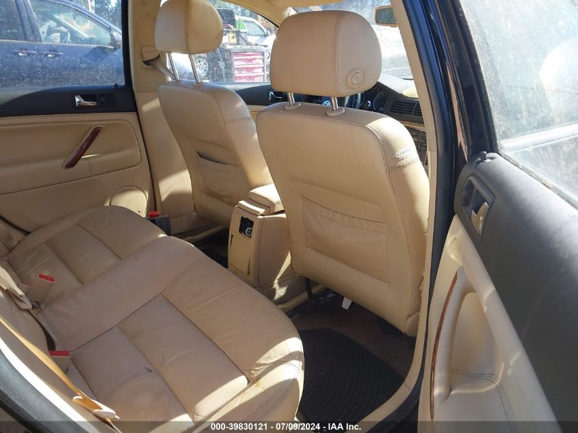 2002 Volkswagen Passat Glx VIN: WVWWH63B72E089025 Lot: 39830121