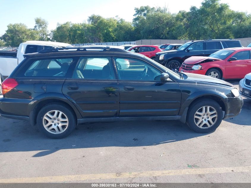 2006 Subaru Outback Outback 2.5I VIN: 4S4BP61C567305120 Lot: 39830163
