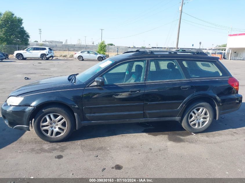 2006 Subaru Outback Outback 2.5I VIN: 4S4BP61C567305120 Lot: 39830163