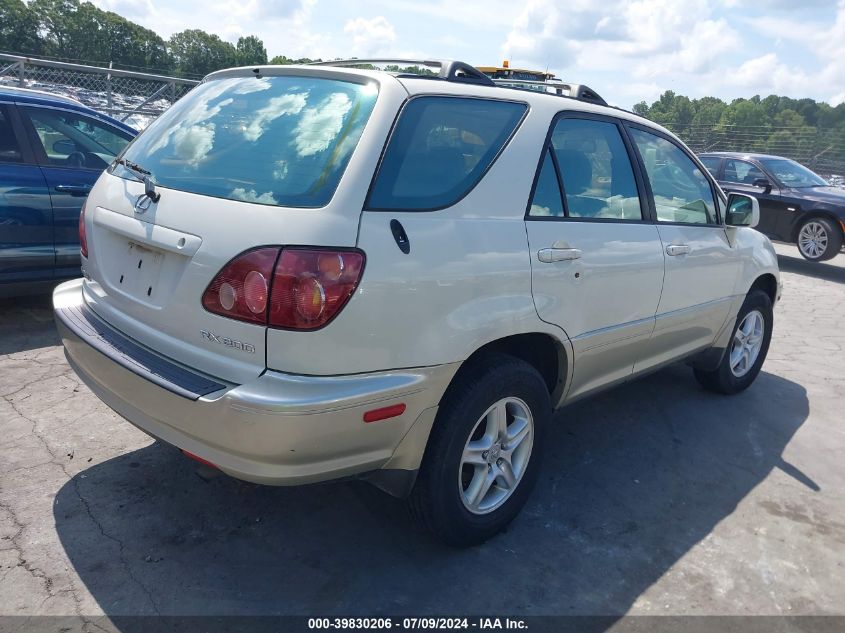 2000 Lexus Rx 300 VIN: JT6GF10U1Y0073239 Lot: 39830206