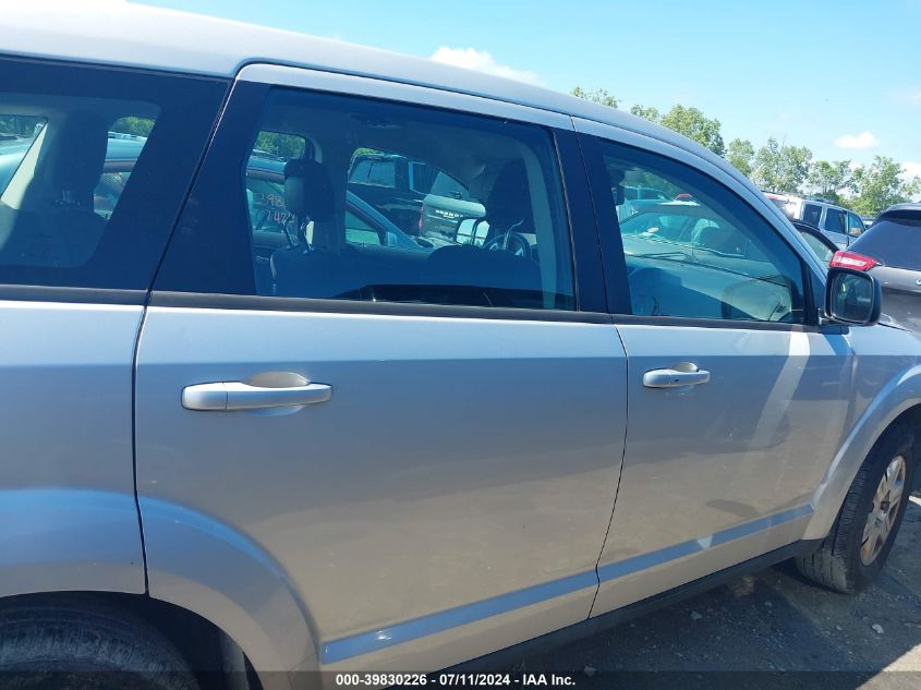 2012 Dodge Journey Se/Avp VIN: 3C4PDCAB7CT390039 Lot: 39830226