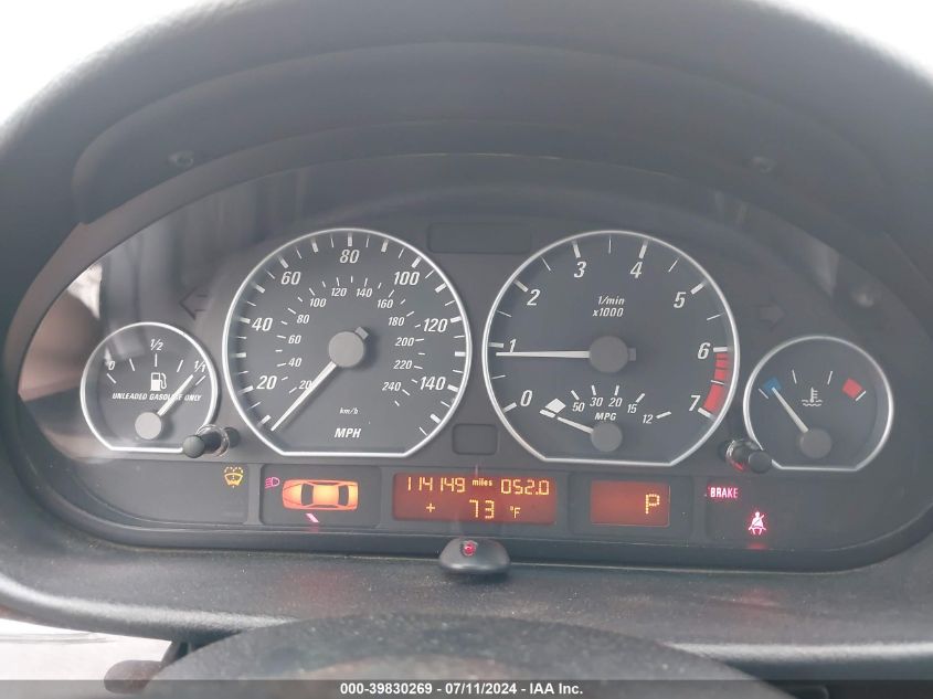 2003 BMW 330Ci VIN: WBABS53403JU97819 Lot: 39830269