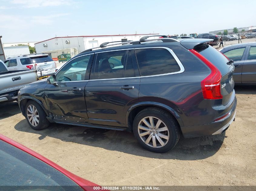 2016 Volvo Xc90 T6 Momentum VIN: YV4A22PKXG1016497 Lot: 39830284