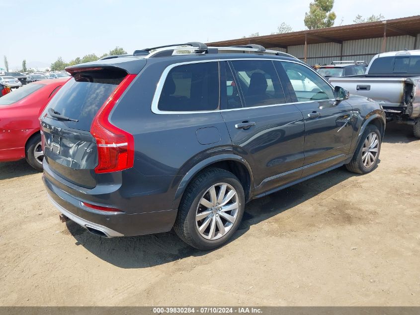 2016 Volvo Xc90 T6 Momentum VIN: YV4A22PKXG1016497 Lot: 39830284