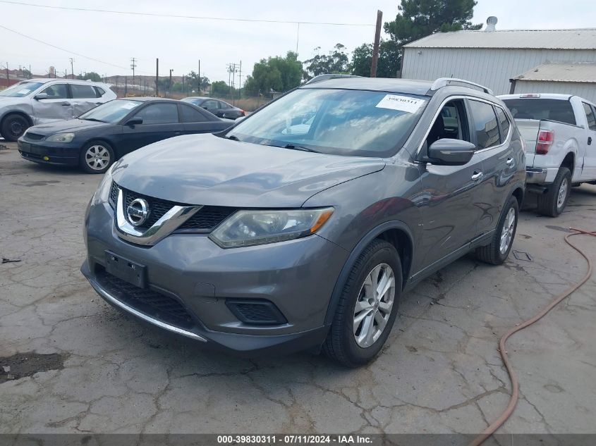 2015 Nissan Rogue Sv VIN: 5N1AT2ML0FC879787 Lot: 39830311