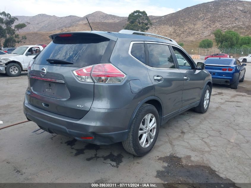 2015 Nissan Rogue Sv VIN: 5N1AT2ML0FC879787 Lot: 39830311