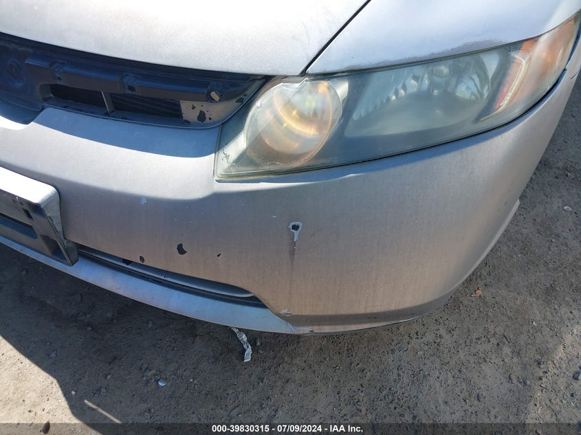 2007 Honda Civic Lx VIN: 1HGFA16557L070944 Lot: 39830315