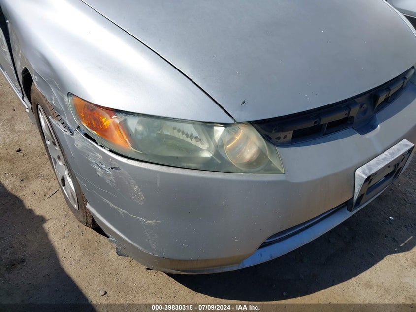 2007 Honda Civic Lx VIN: 1HGFA16557L070944 Lot: 39830315