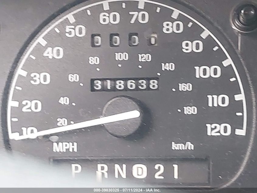 1999 Ford Ranger Xl/Xlt VIN: 1FTYR14V4XTA39574 Lot: 39830325