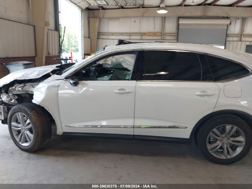 2022 Acura Mdx Standard VIN: 5J8YE1H34NL007467 Lot: 39830378