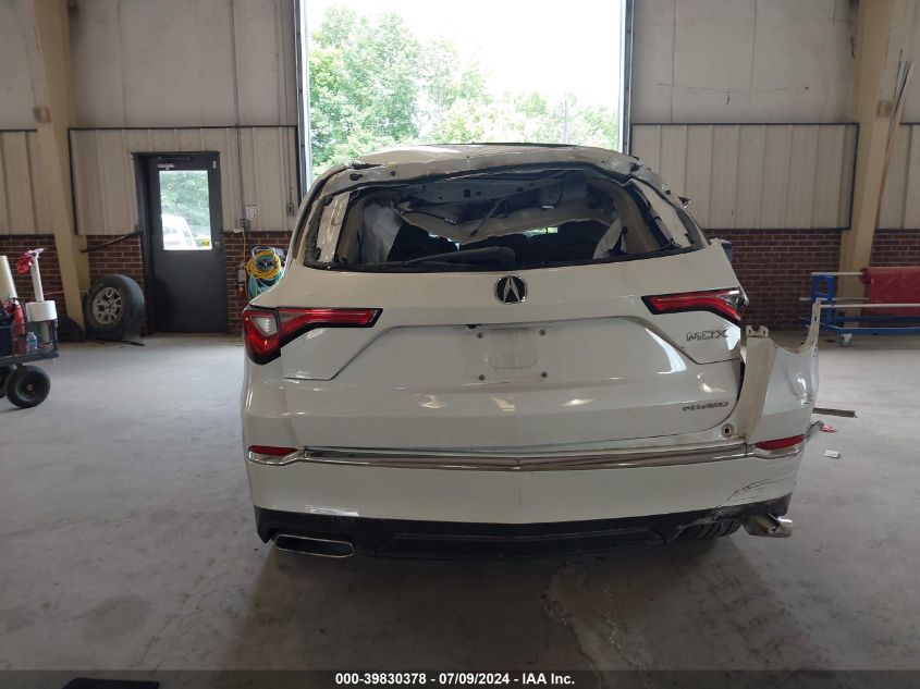 2022 Acura Mdx Standard VIN: 5J8YE1H34NL007467 Lot: 39830378