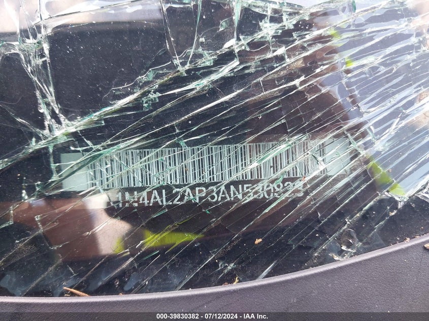 2010 Nissan Altima S VIN: 1N4AL2AP3AN530833 Lot: 39830382